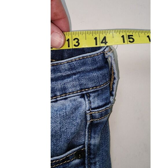 GAP Coupe Girlfriend Scuffed Skinny Jeans Sz 0 - Picture 4 of 9